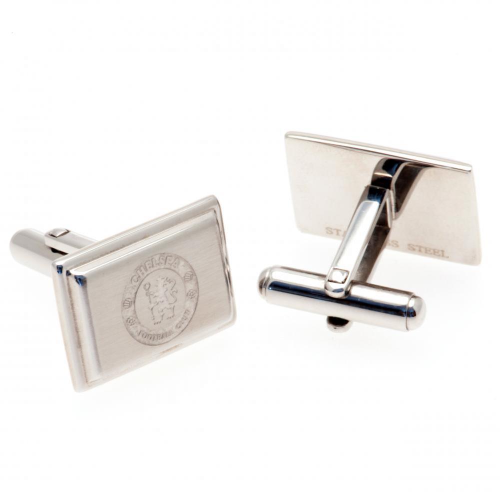 Chelsea FC Stainless Steel Cufflinks: 2 - Cufflinks & Tie Slides By Chelsea