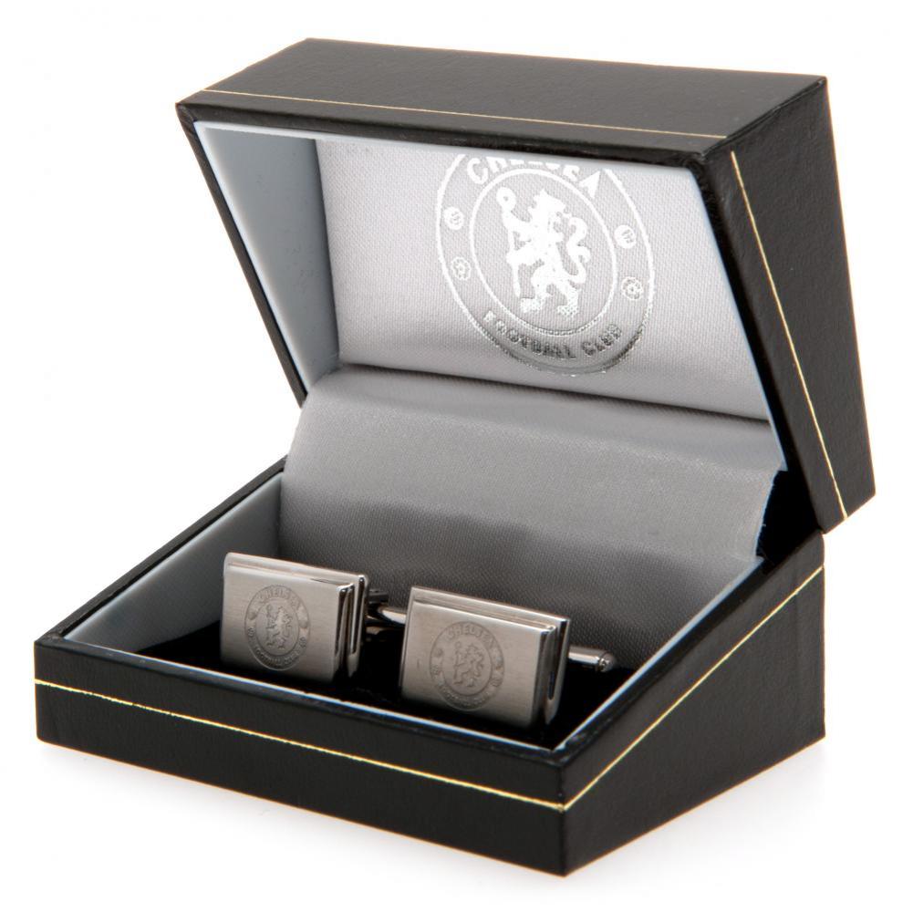 Chelsea FC Stainless Steel Cufflinks: 1 - Cufflinks & Tie Slides By Chelsea