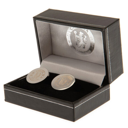Chelsea FC Stainless Steel Cufflinks: 1 - Cufflinks & Tie Slides By Chelsea