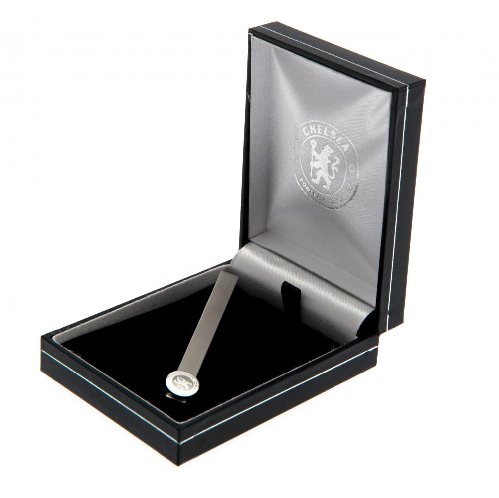 Chelsea FC Stainless Steel Tie Slide: 1 - Cufflinks & Tie Slides By Chelsea