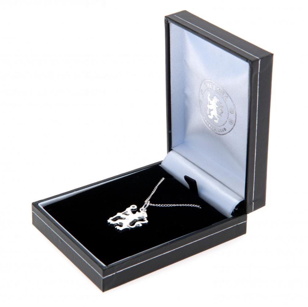 Chelsea FC Sterling Silver Pendant & Chain LN: 1 - Jewellery By Chelsea