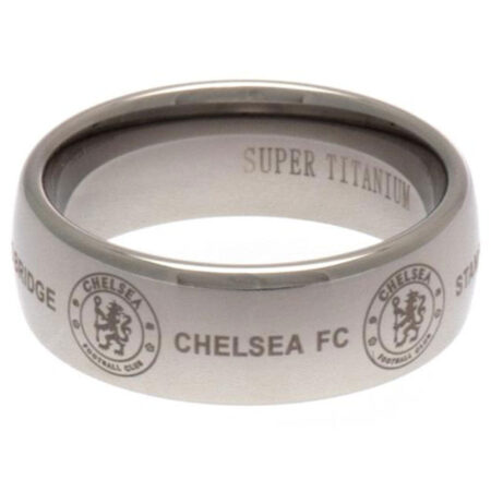 Chelsea FC Super Titanium Ring Large: 2 - Jewellery By Chelsea