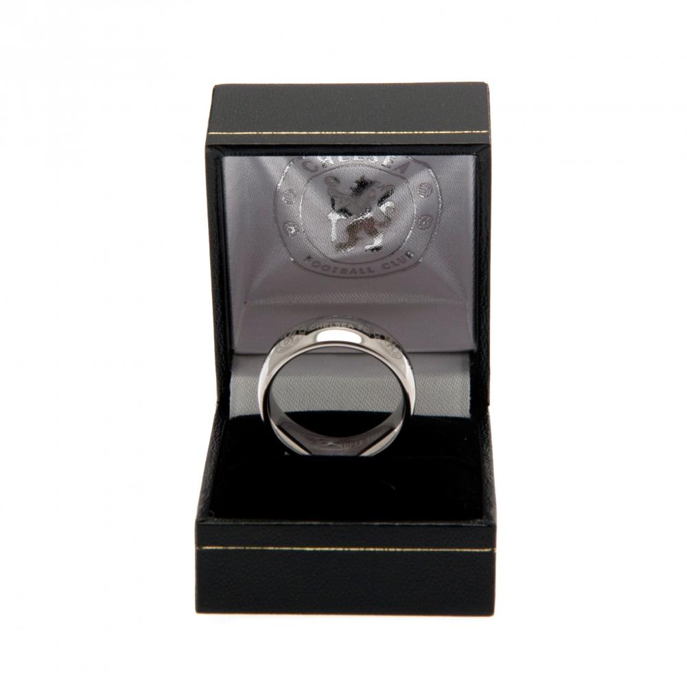 Chelsea FC Super Titanium Ring Large: 4 - Jewellery By Chelsea
