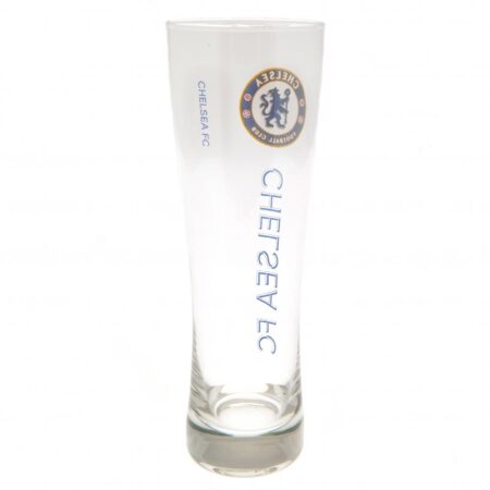 Chelsea FC Tall Beer Glass: 2 - Glassware By Chelsea