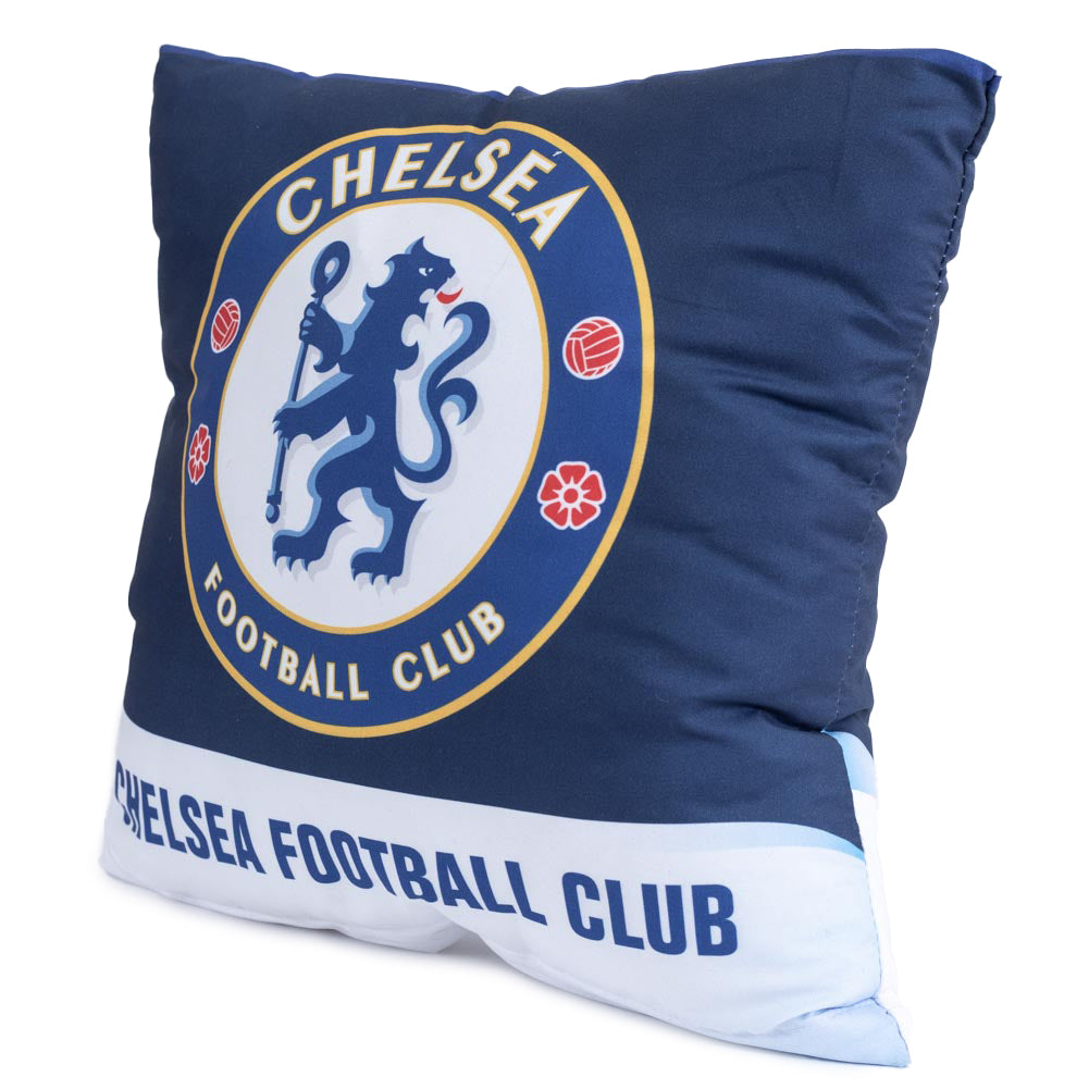 Chelsea FC Crest Text Cushion: 1 - Cushions By Chelsea