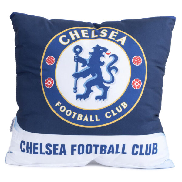 Chelsea FC Crest Text Cushion: 2 - Cushions By Chelsea