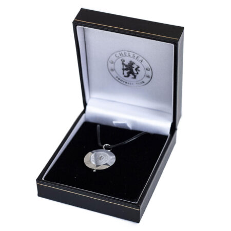 Chelsea FC Tungsten Crest Pendant Necklace: 1 - Jewellery By Chelsea