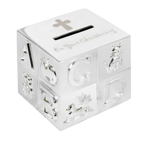 Christening ABC Money Box: 2 - Money Boxes By Gift Moments