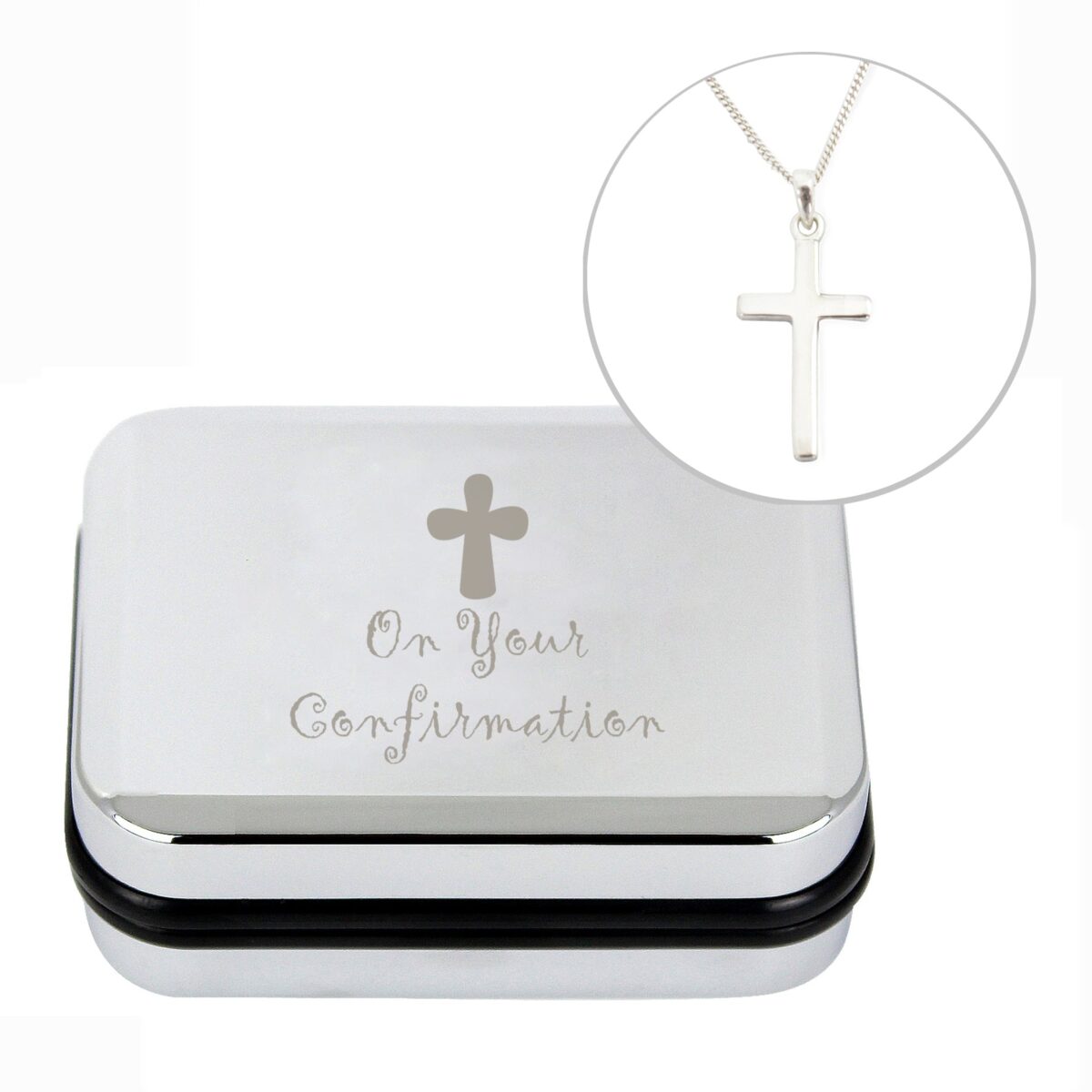 Confirmation cross necklace box