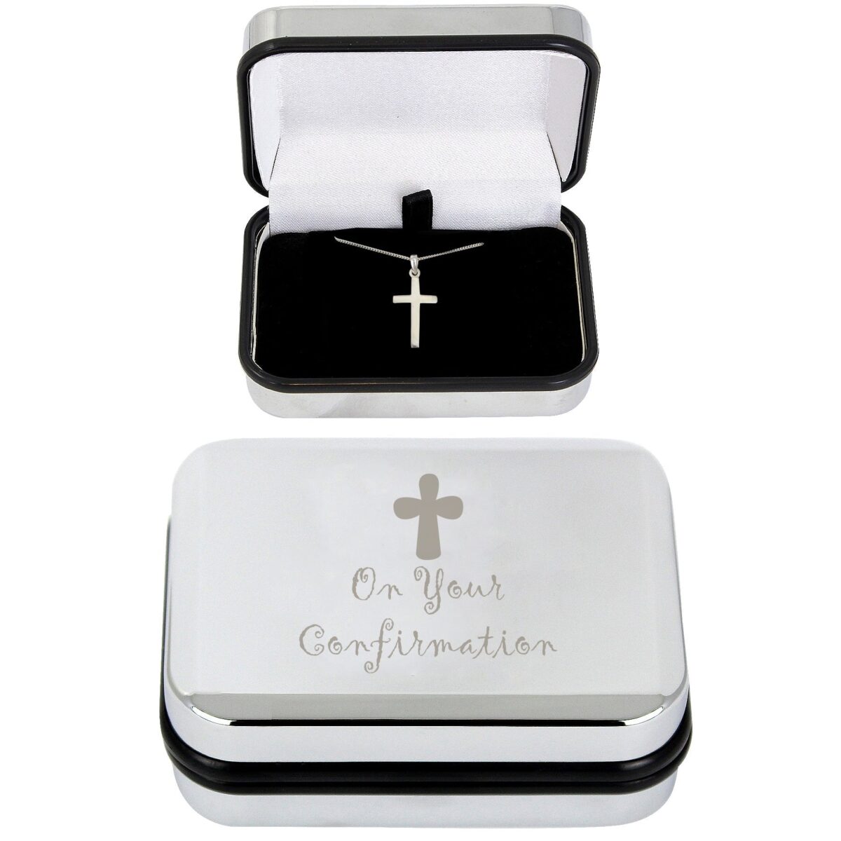 Confirmation cross necklace box