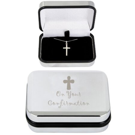 Confirmation cross necklace box