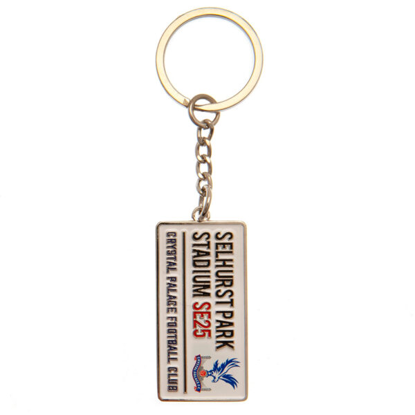 Crystal Palace FC Embossed Street Sign Keyring: 2 - Keyrings By Crystal Palace