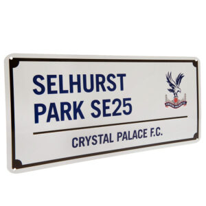Crystal Palace FC Blue Text Street Sign: 2 - Signs & Plaques By Crystal Palace