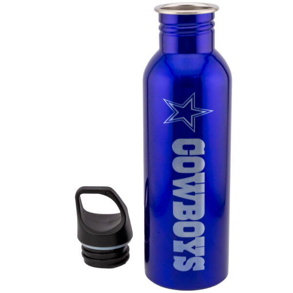 Dallas Cowboys Stainless Steel Water Bottle: 2 - Water Bottles By American Sports