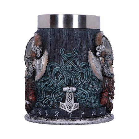 Danegeld viking tankard removable stainless steel insert