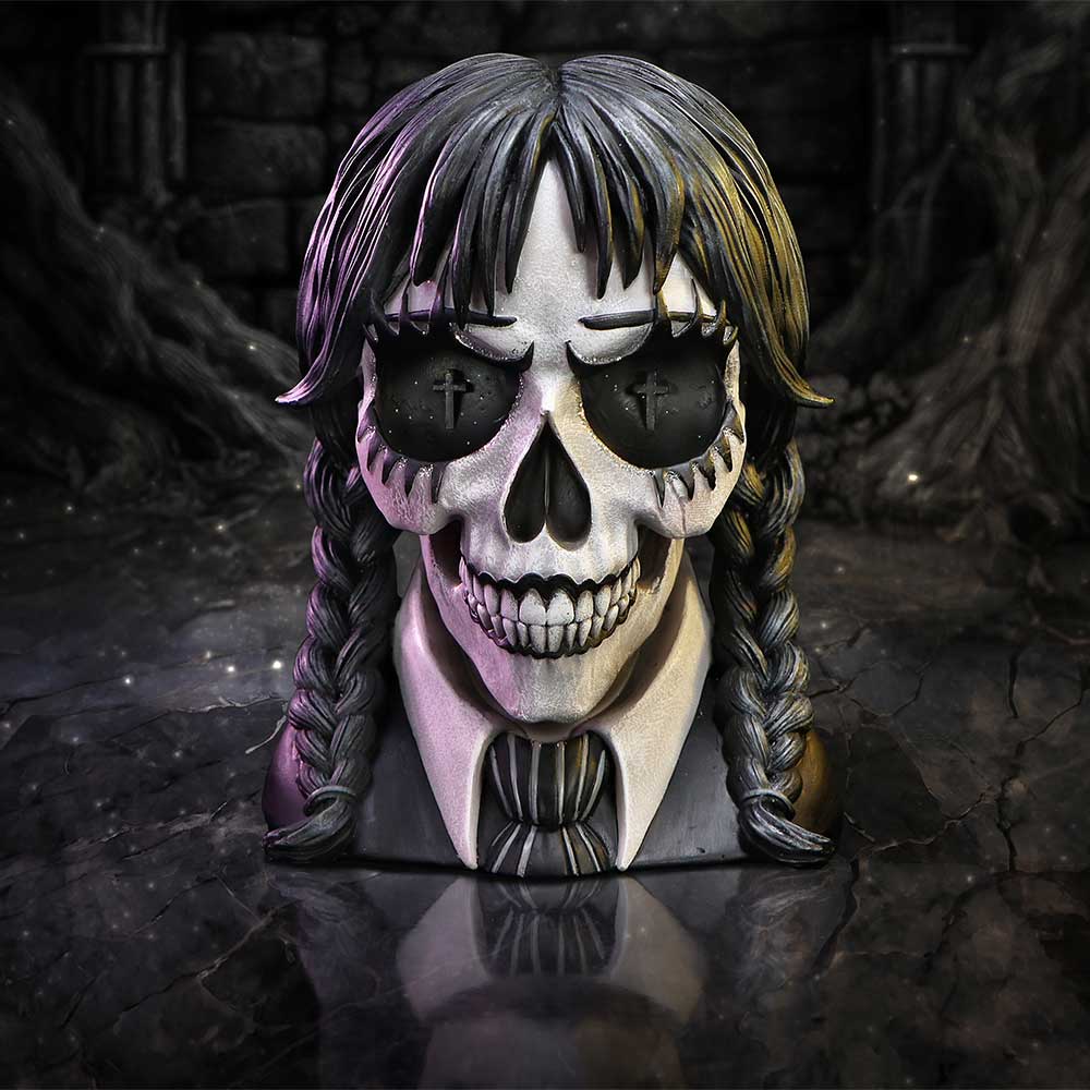 Dark Glare Gothic School Girl Skull: 1 - Figures & Collectables By NN Designs