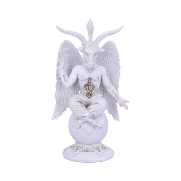 Dark Lord 26cm White Baphomet Figurine: 2 - Figures & Collectables By NN Designs