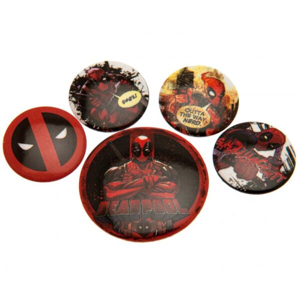 Deadpool Button Badge Set: 1 - Badges By Deadpool