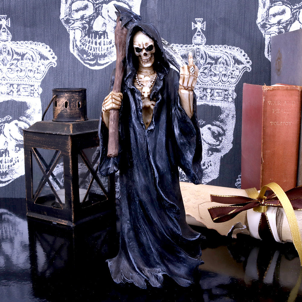 Death Wish Ill-Wishing Gothic Reaper Figure 22cm: 1 - Figures & Collectables By Gift Moments
