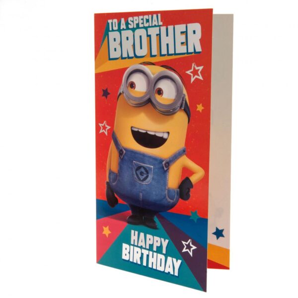 Despicable Me 3 Minion Birthday Card Brother: 2 - Greeting Cards By Despicable