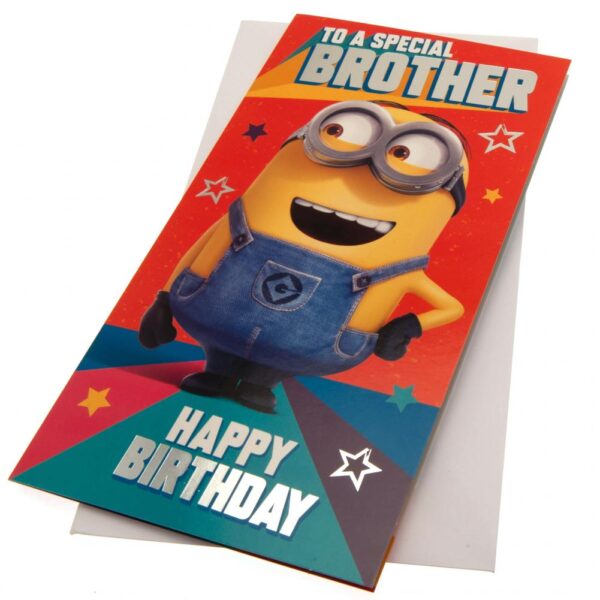 Despicable Me 3 Minion Birthday Card Brother: 1 - Greeting Cards By Despicable