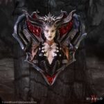 Diablo IV Wall Plaque featuring Lilith: 1 - Wall Hanging Sculptures By Diablo IV