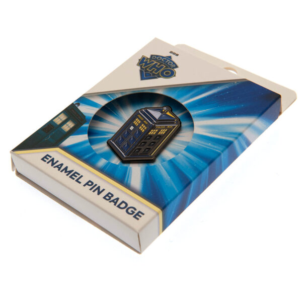Doctor Who Tardis Pin Badge: 2 - Badges By Doctor