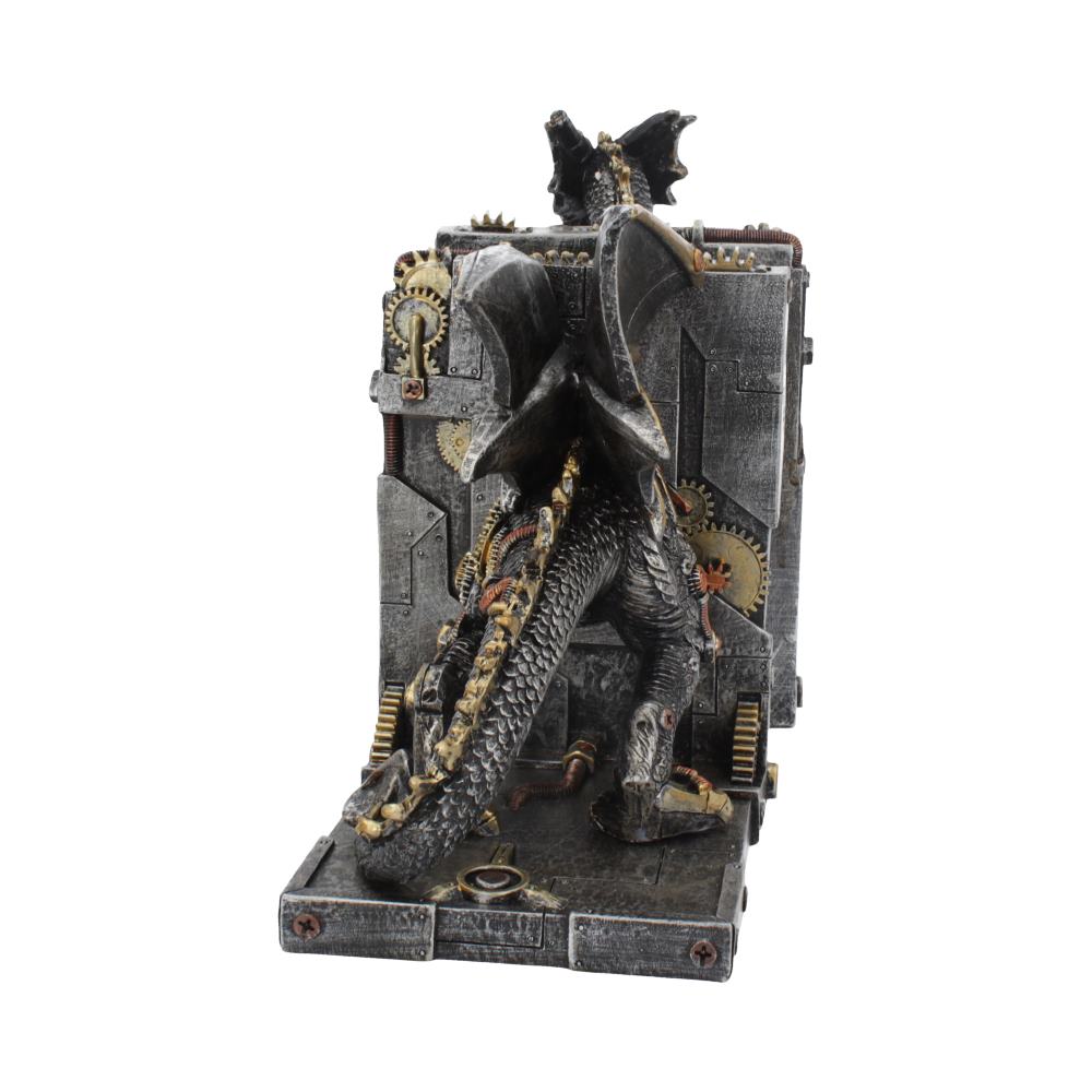 Dracus Machina Steampunk Dragon Bookends 27cm: 4 - Bookends By Gift Moments