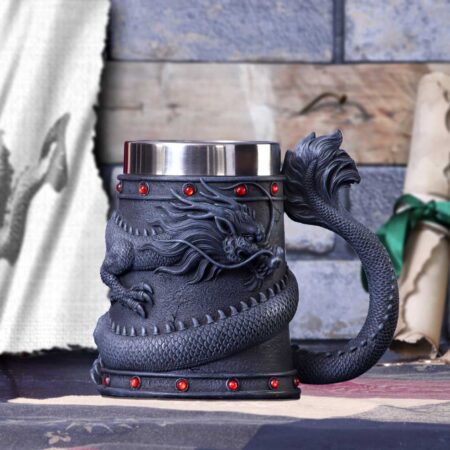 Dragon Coil Tankard 16cm: 1 - Tankards By NN Designs