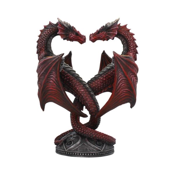 Dragon Heart Anne Stokes Valentines Edition romantic gothic candle holder: 2 - Candles & Holders By Anne Stokes
