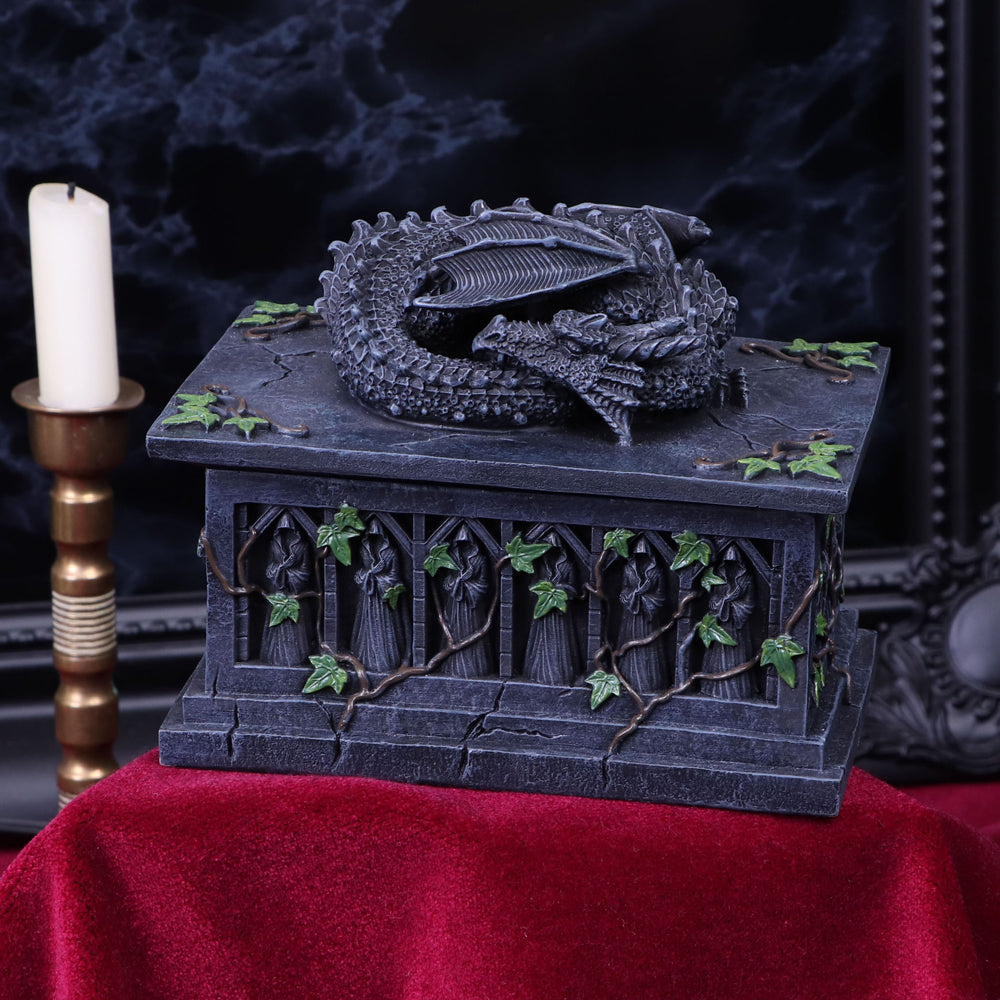 Dragon Ivy Tarot Card Holder Box: 1 - Boxes By NN Designs