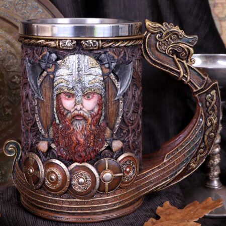Drakkar viking dragon boat tankard
