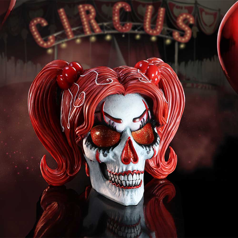 Drop Dead Gorgeous - Cackle and Chaos Clown Doll Skull: 1 - Figures & Collectables By NN Designs