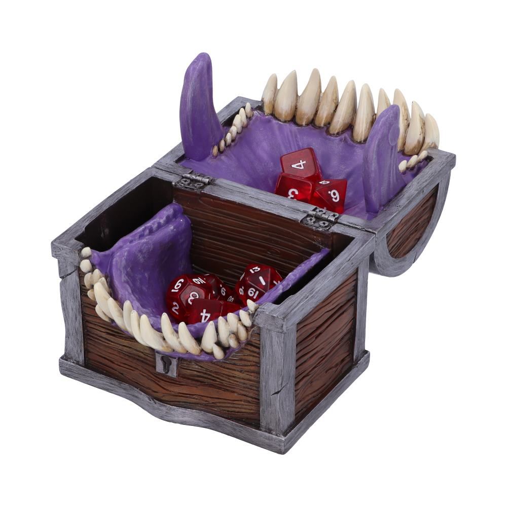 Dungeons dragons mimic dice storage box