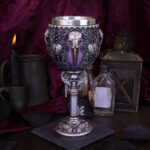 Edgar Allen Poe Nevermore Raven Goblet: 1 - Goblets & Chalices By NN Designs