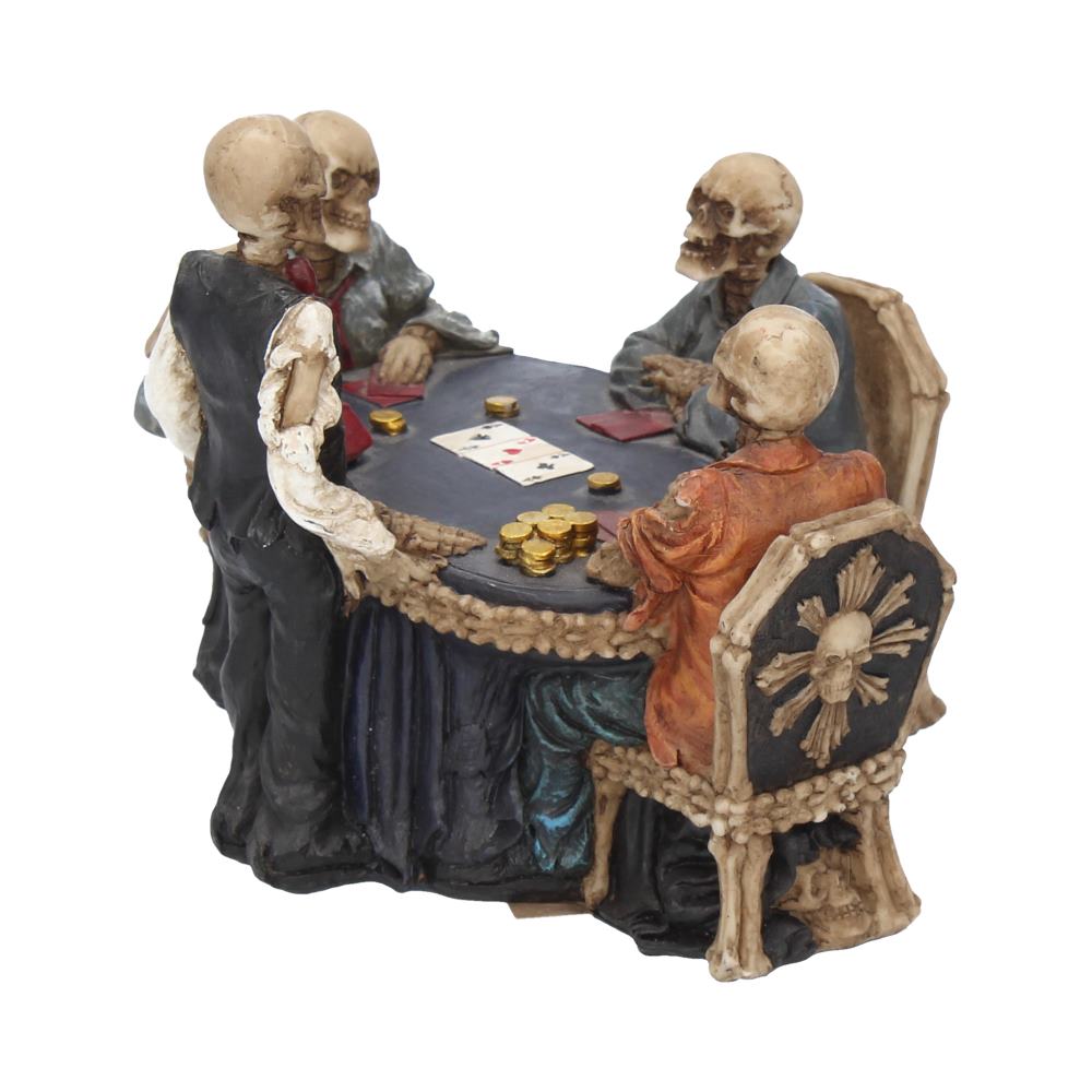 End Game Skeleton Poker Game 16cm: 5 - Figurines Medium (15-29cm) By Gift Moments
