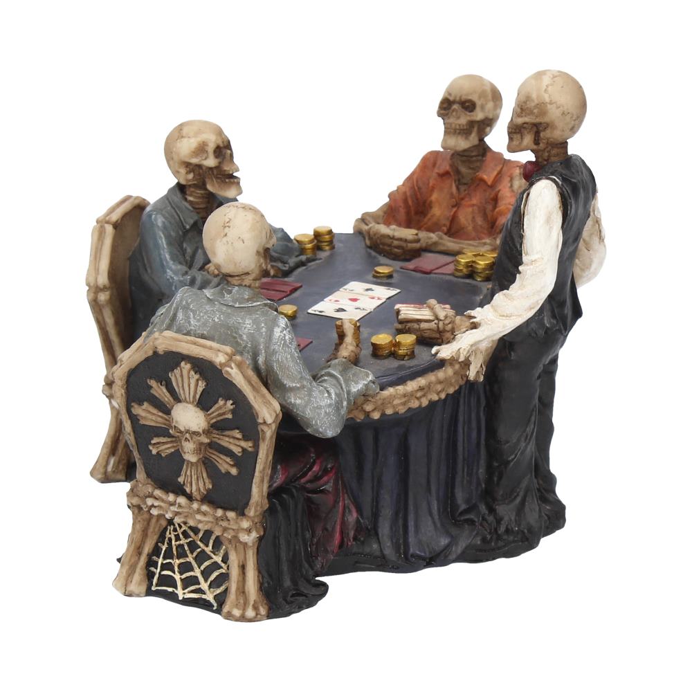 End Game Skeleton Poker Game 16cm: 3 - Figurines Medium (15-29cm) By Gift Moments