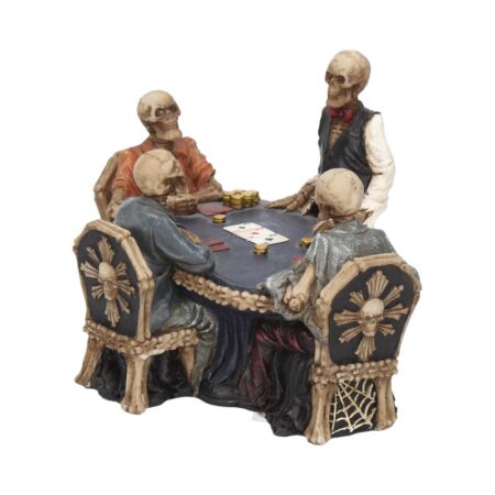 End Game Skeleton Poker Game 16cm: 2 - Figurines Medium (15-29cm) By Gift Moments