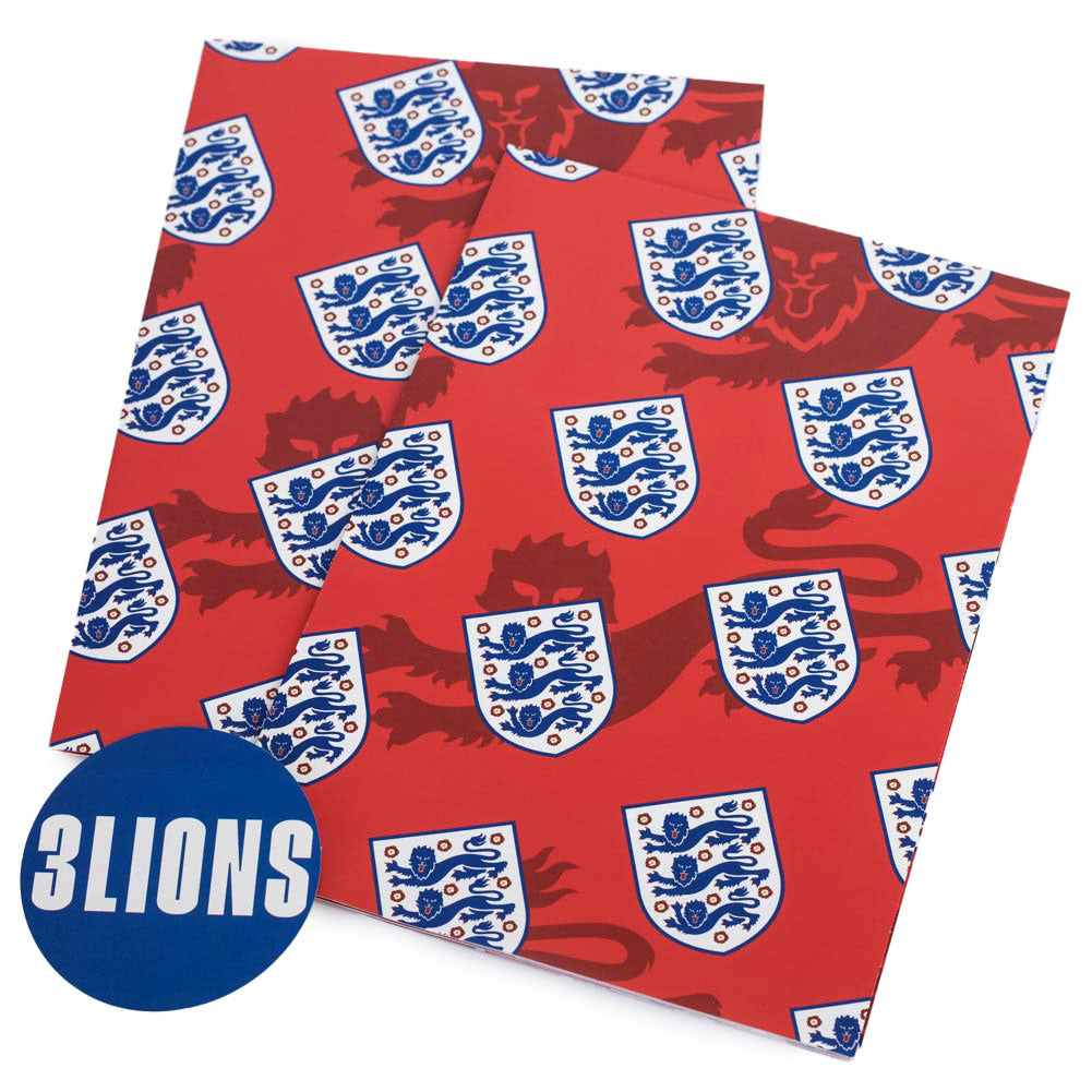 England FA Crest Gift Wrap: 1 - Gift Wrap & Bags By England