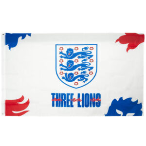England FA 3 Lions Flag: 2 - Flags & Banners By England