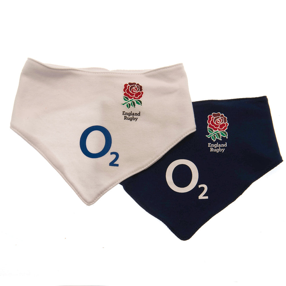 England RFU 2 Pack Bibs PC: 1 - Baby Clothing By Gift Moments