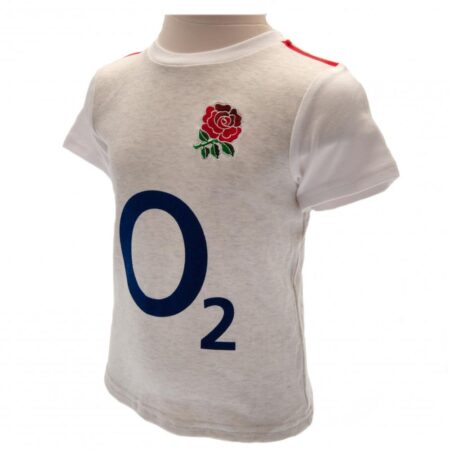 England RFU Shirt & Short Set 6/9 mths GR: 2 - Baby Clothing By Gift Moments