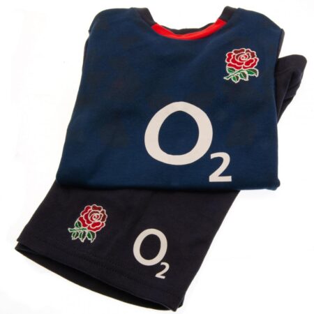 England RFU Shirt & Short Set 6/9 mths NV: 4 - Baby Clothing By Gift Moments
