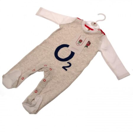 England RFU Sleepsuit 12/18 mths GR: 3 - Baby Clothing By Gift Moments