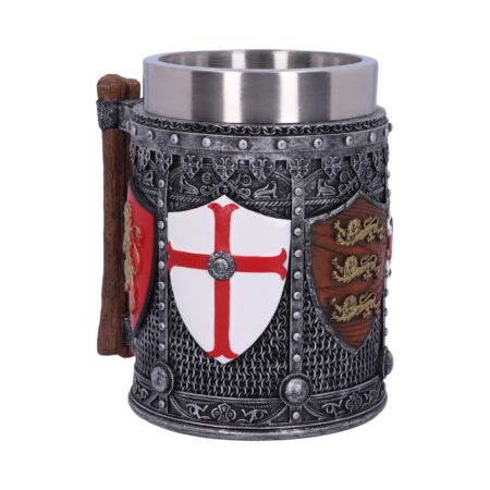 English shield sigil tankard 13 5cm