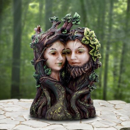 Entwined tree people ornament
