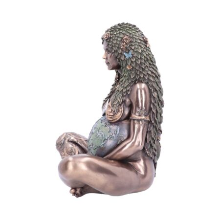 Ethereal mother earth gaia art statue bronze figurine