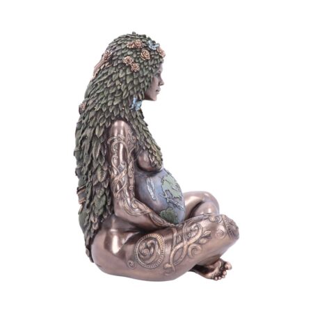 Ethereal mother earth gaia art statue bronze figurine