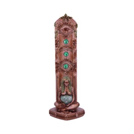 Ethereal mother earth gaia art statue incense burner