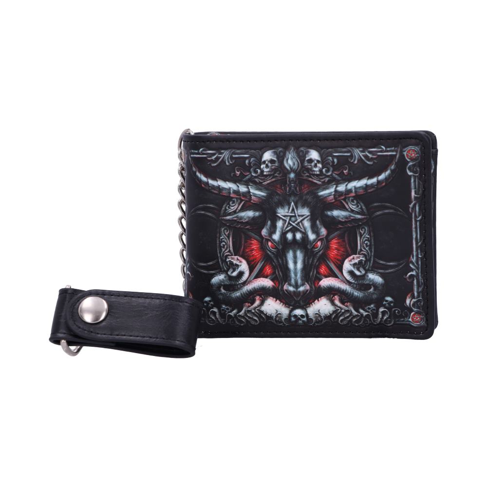 Exclusive triple horn baphomet walllet